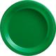 Festive Green Plastic Dinner Plates 20ct